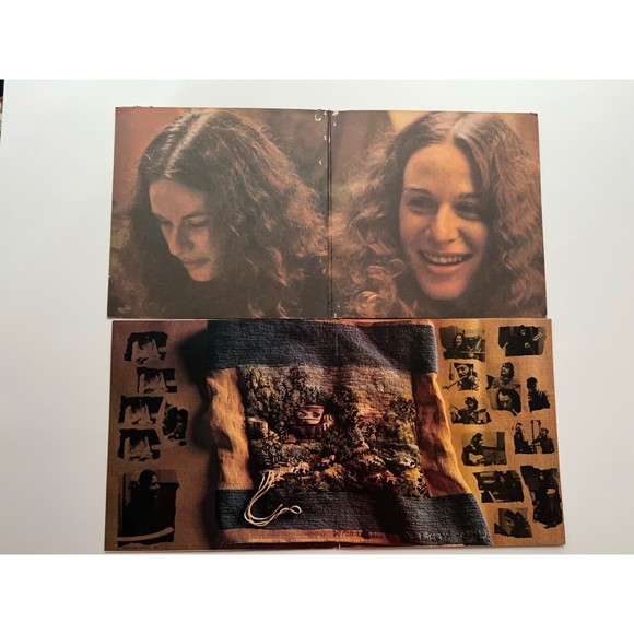 Carole King Tapestry / Rhymes & Reasons LP Ode Records VG+/VG - Picture 4 of 14